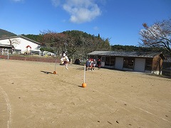 高跳び練習