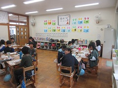 篠山まるごと丼の日の給食の様子