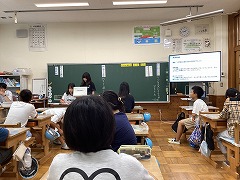 「1学期のお誕生会」に向けての話し合い