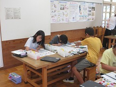 あんどん色塗り