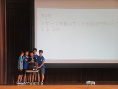 夏のなかよしステージ出し物