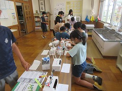 友だちの作品の良いところ探し