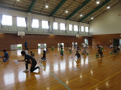 白組の練習の様子