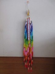 できあがった千羽鶴