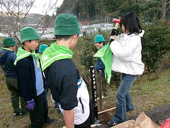 ５年生植樹