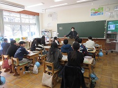 中学校生活に向けての話