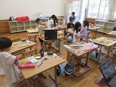 楽器作成中